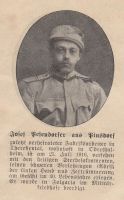 Pesendorfer Josef, Infantrist Pinsdorf